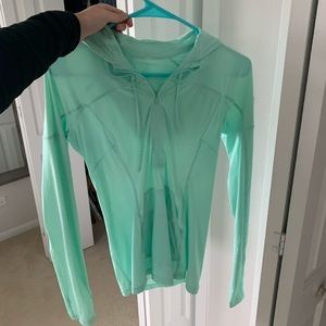 Lululemon quarter zip and purple tank top